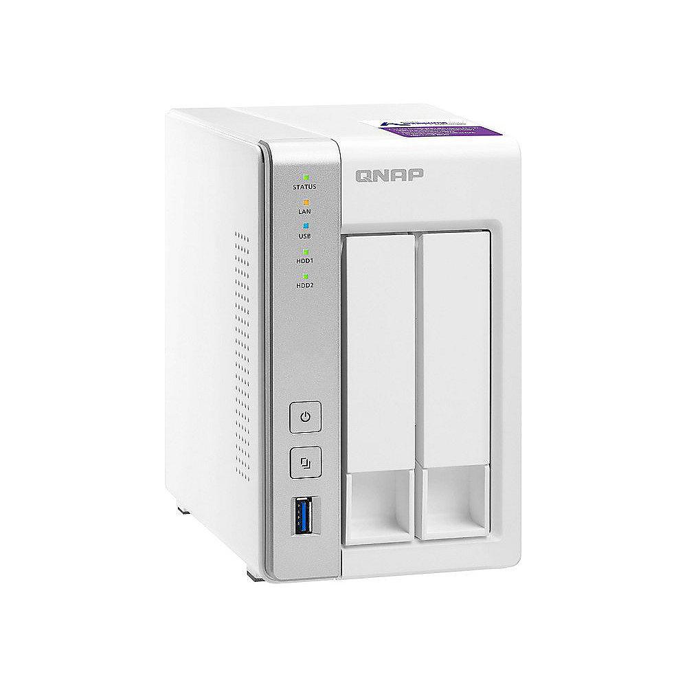 QNAP TS-231P NAS System 2-Bay 12TB inkl. 2x 6TB Toshiba HDWN160UZSVA, QNAP, TS-231P, NAS, System, 2-Bay, 12TB, inkl., 2x, 6TB, Toshiba, HDWN160UZSVA