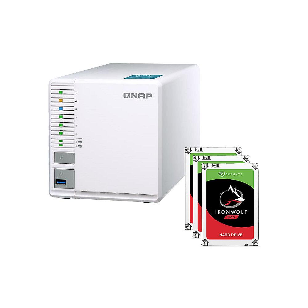 QNAP TS-351-4G NAS System 3-Bay 24TB inkl. 3x 8TB Seagate ST8000VN0022, QNAP, TS-351-4G, NAS, System, 3-Bay, 24TB, inkl., 3x, 8TB, Seagate, ST8000VN0022