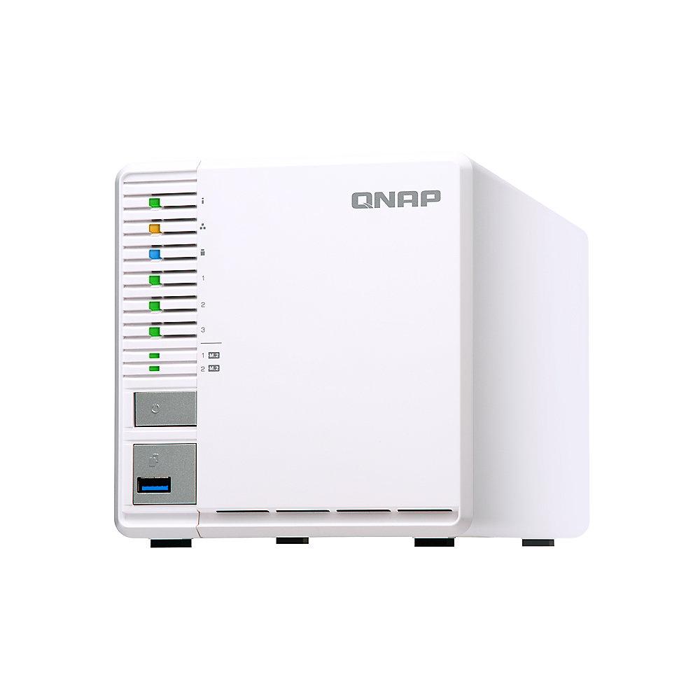 QNAP TS-351-4G NAS System 3-Bay 24TB inkl. 3x 8TB WD RED WD80EFAX