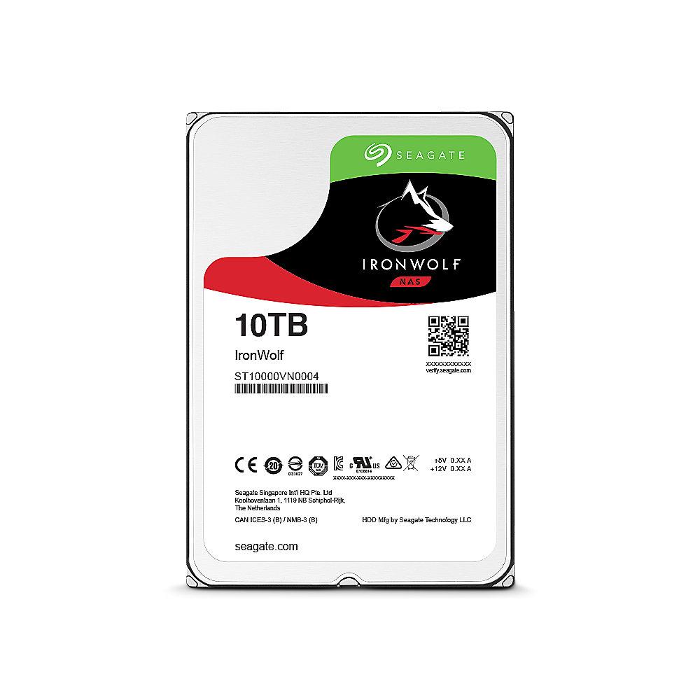 QNAP TS-431X-8G NAS System 4-Bay 40TB inkl. 4x 10TB Seagate ST10000VN0004