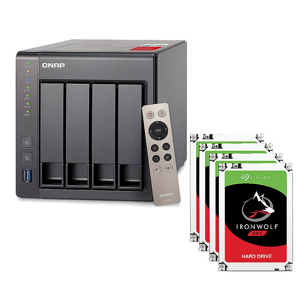 QNAP TS-451 -8G NAS System 4-Bay 24TB inkl. 4x 6TB Seagate ST6000VN0033, QNAP, TS-451, -8G, NAS, System, 4-Bay, 24TB, inkl., 4x, 6TB, Seagate, ST6000VN0033