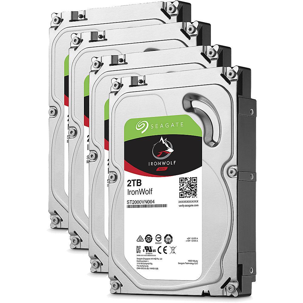 QNAP TS-453B-4G NAS System 4-Bay 8TB inkl. 4x 2TB Seagate ST2000VN004