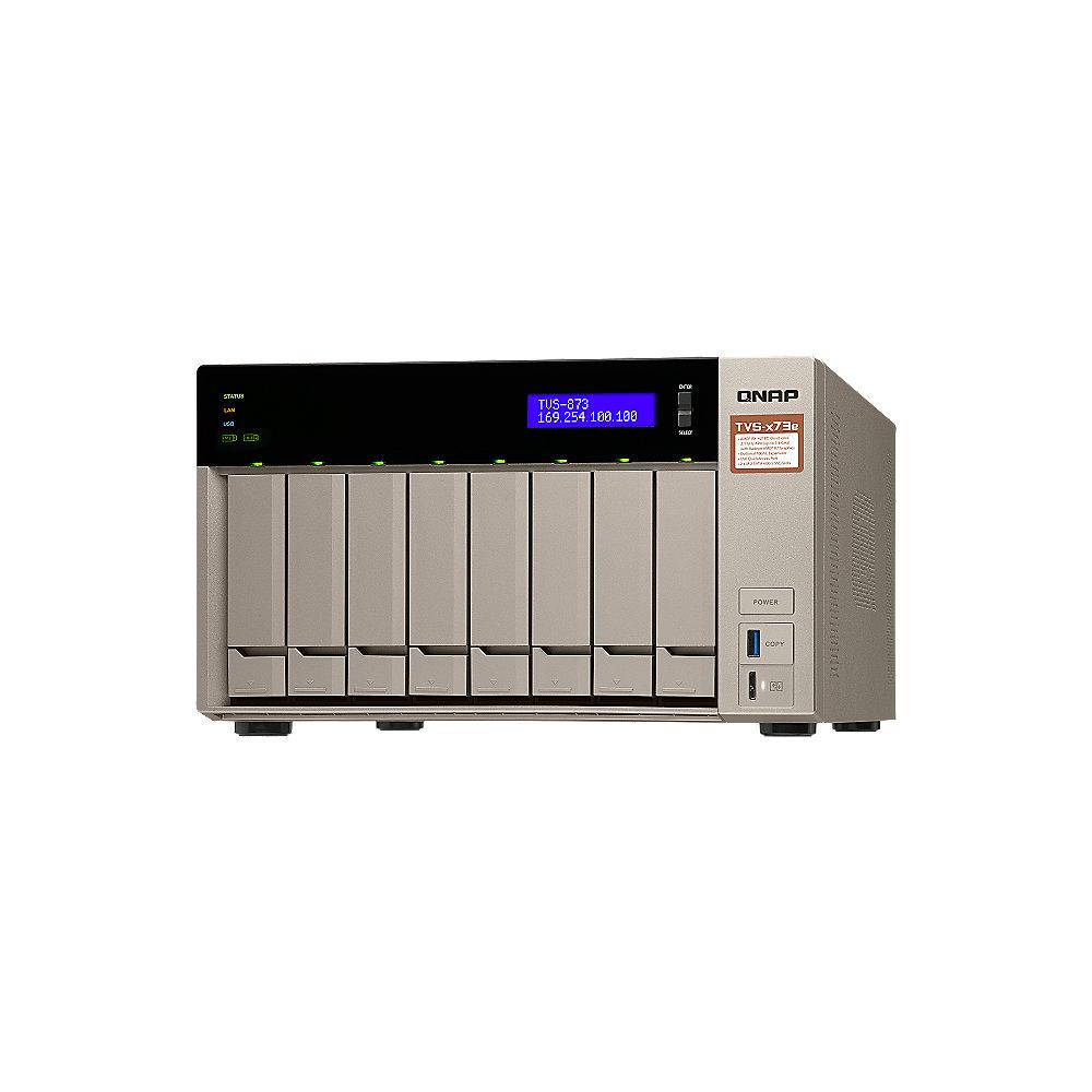 QNAP TVS-873e-8G NAS System 8-Bay Leergehäuse, QNAP, TVS-873e-8G, NAS, System, 8-Bay, Leergehäuse