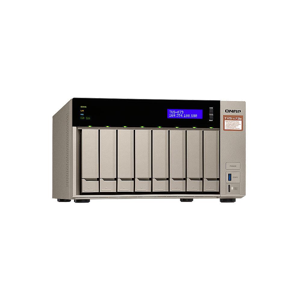 QNAP TVS-873e-8G NAS System 8-Bay Leergehäuse