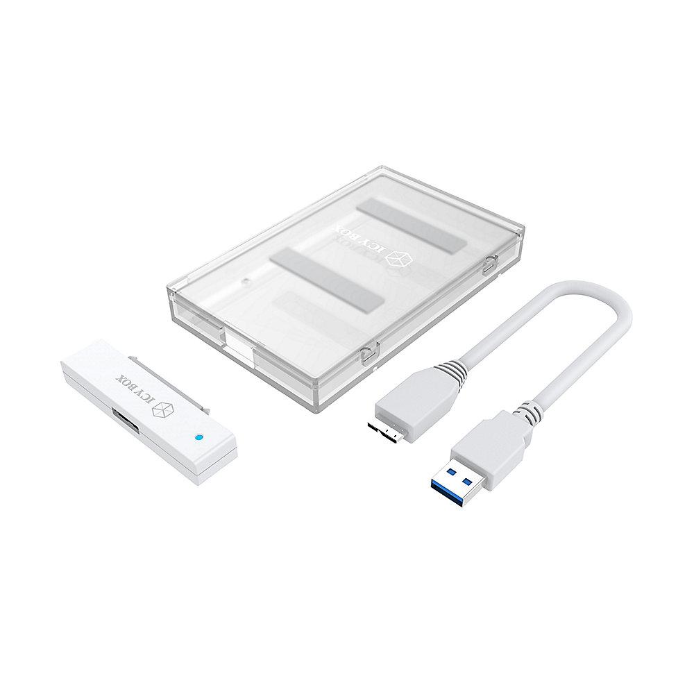 RaidSonic Icy Box IB-AC603-U31 Adapter Kabel für 2,5 Zoll SATA SSD/ HDD USB 3.1