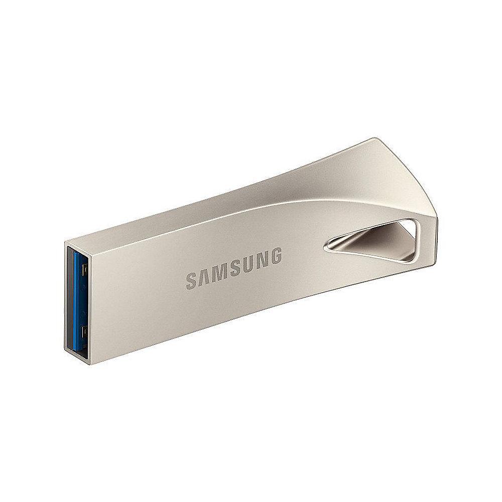 Samsung BAR Plus 128GB Flash Drive 3.1 USB Stick Metallgehäuse silber