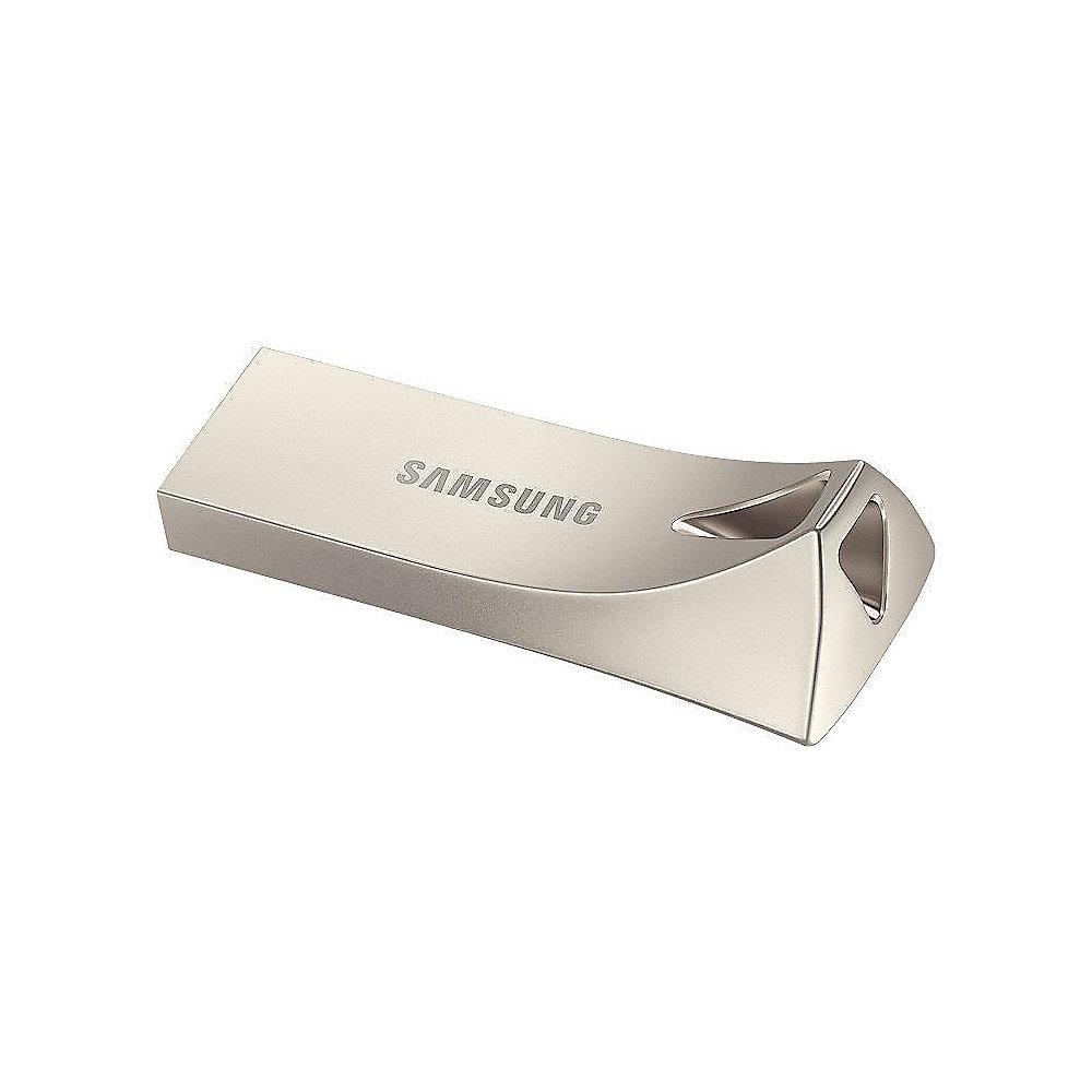 Samsung BAR Plus 128GB Flash Drive 3.1 USB Stick Metallgehäuse silber