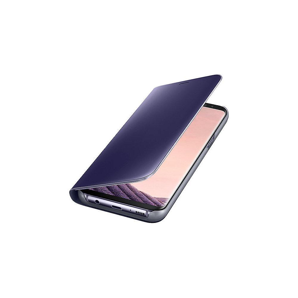 Samsung EF-ZG955 Clear View Standing Cover für Galaxy S8  violett