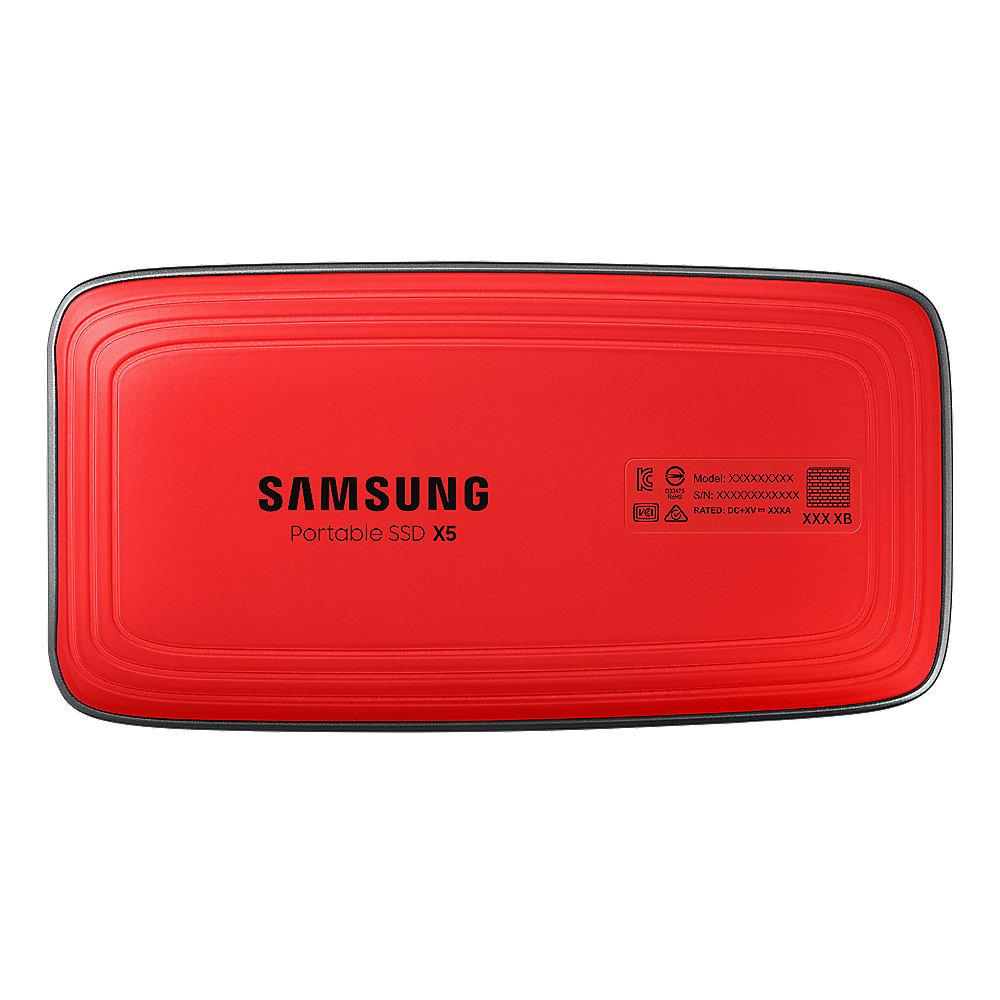 Samsung Portable SSD X5 500GB Thunderbolt 3 grau, Samsung, Portable, SSD, X5, 500GB, Thunderbolt, 3, grau