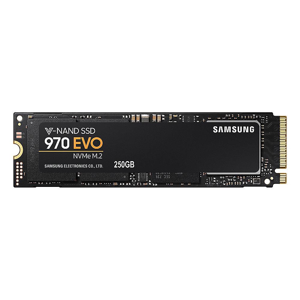Samsung SSD 970 EVO Series NVMe 250GB V-NAND MLC - M.2 2280, Samsung, SSD, 970, EVO, Series, NVMe, 250GB, V-NAND, MLC, M.2, 2280