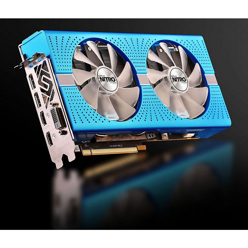 Sapphire AMD Radeon RX 590 Nitro  SE OC 8GB Grafikkarte 2xHDMI/2xDP/DVI-D