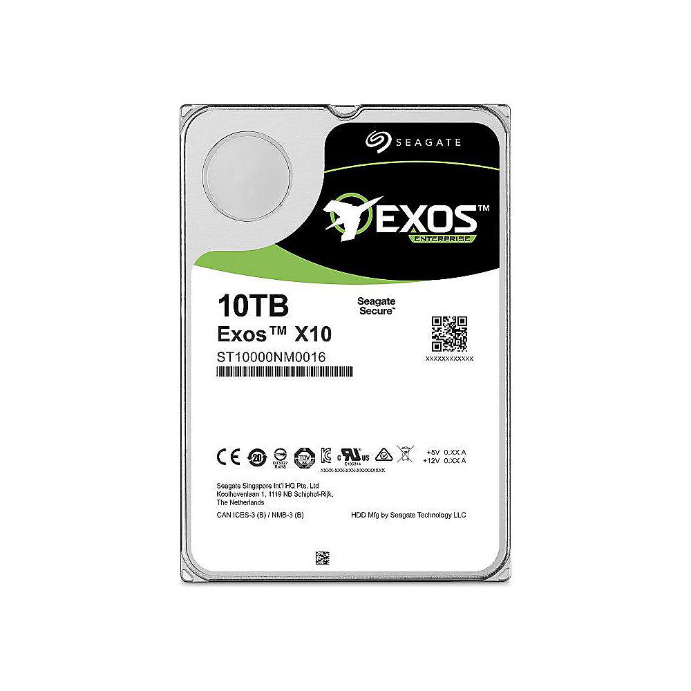 Seagate Exos X10 ST10000NM0146 - 10TB 7200rpm 256MB 4KN 3.5zoll SATA600, Seagate, Exos, X10, ST10000NM0146, 10TB, 7200rpm, 256MB, 4KN, 3.5zoll, SATA600