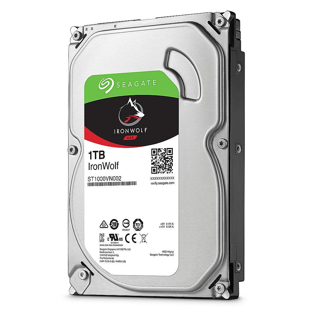 Seagate IronWolf NAS HDD ST1000VN002 - 1TB 5900rpm 64MB 3.5zoll SATA600, Seagate, IronWolf, NAS, HDD, ST1000VN002, 1TB, 5900rpm, 64MB, 3.5zoll, SATA600