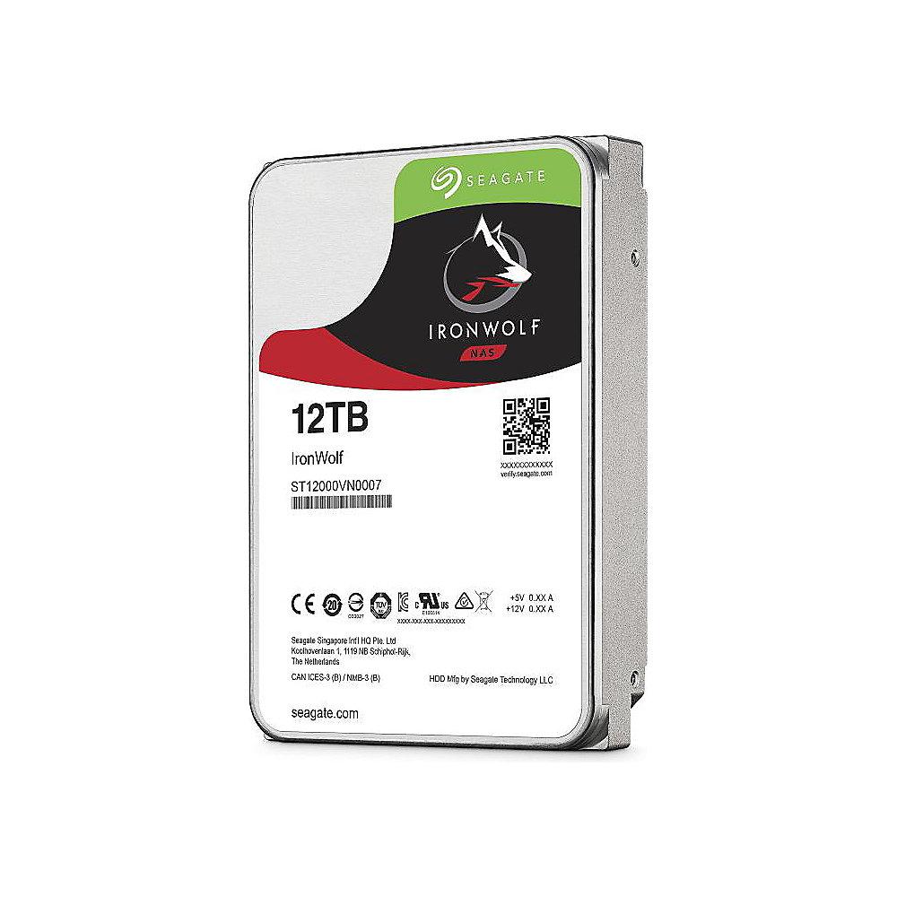 Seagate IronWolf NAS HDD ST12000VN0007 - 12TB 7200rpm 256MB 3.5zoll SATA600