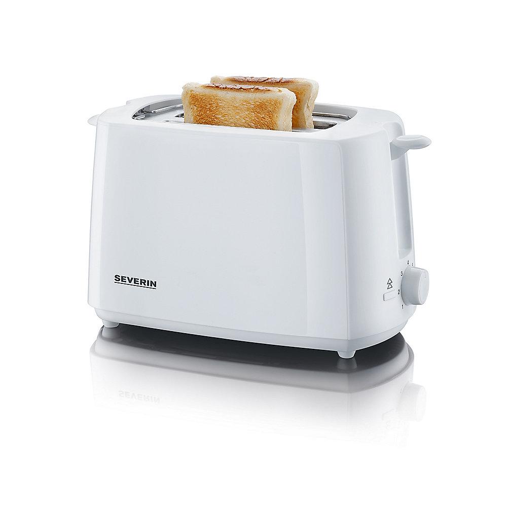 Severin AT 2288 Automatik Toaster weiß