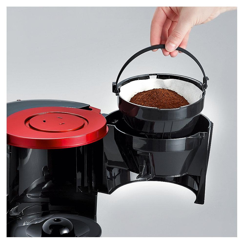 Severin KA 4492 Select Kaffeautomat Schwarz-Rot metallic