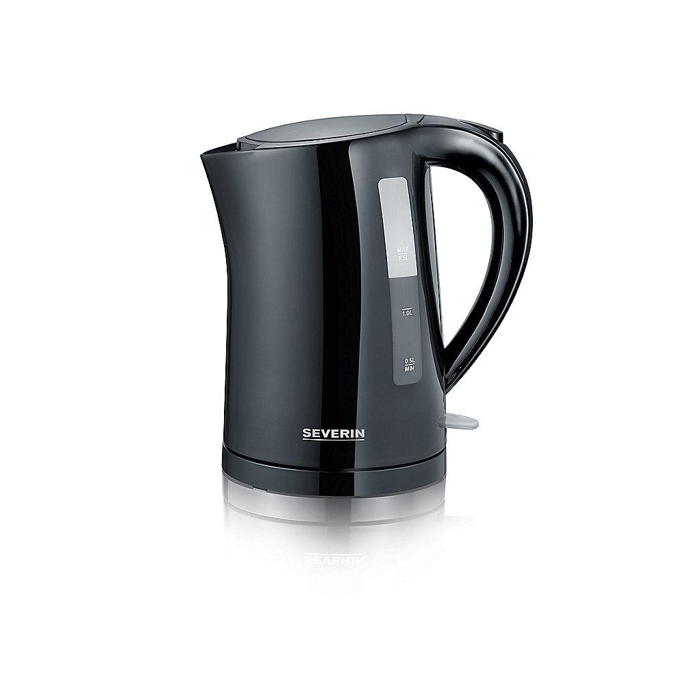 Severin WK 3498 Wasserkocher 1,5 Liter schwarz