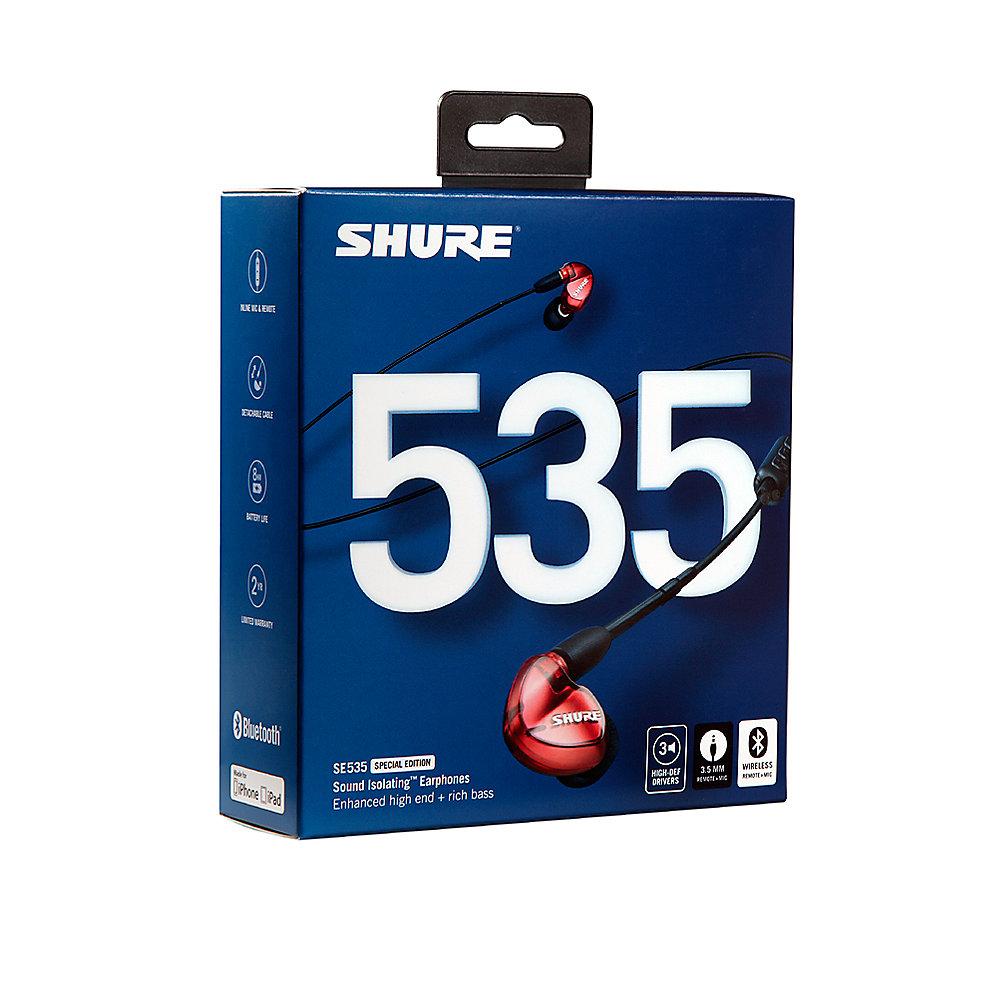 Shure SE535 Sound Isolating In Ear Kopfhörer mit BT, Limited Edition Rot, Shure, SE535, Sound, Isolating, Ear, Kopfhörer, BT, Limited, Edition, Rot