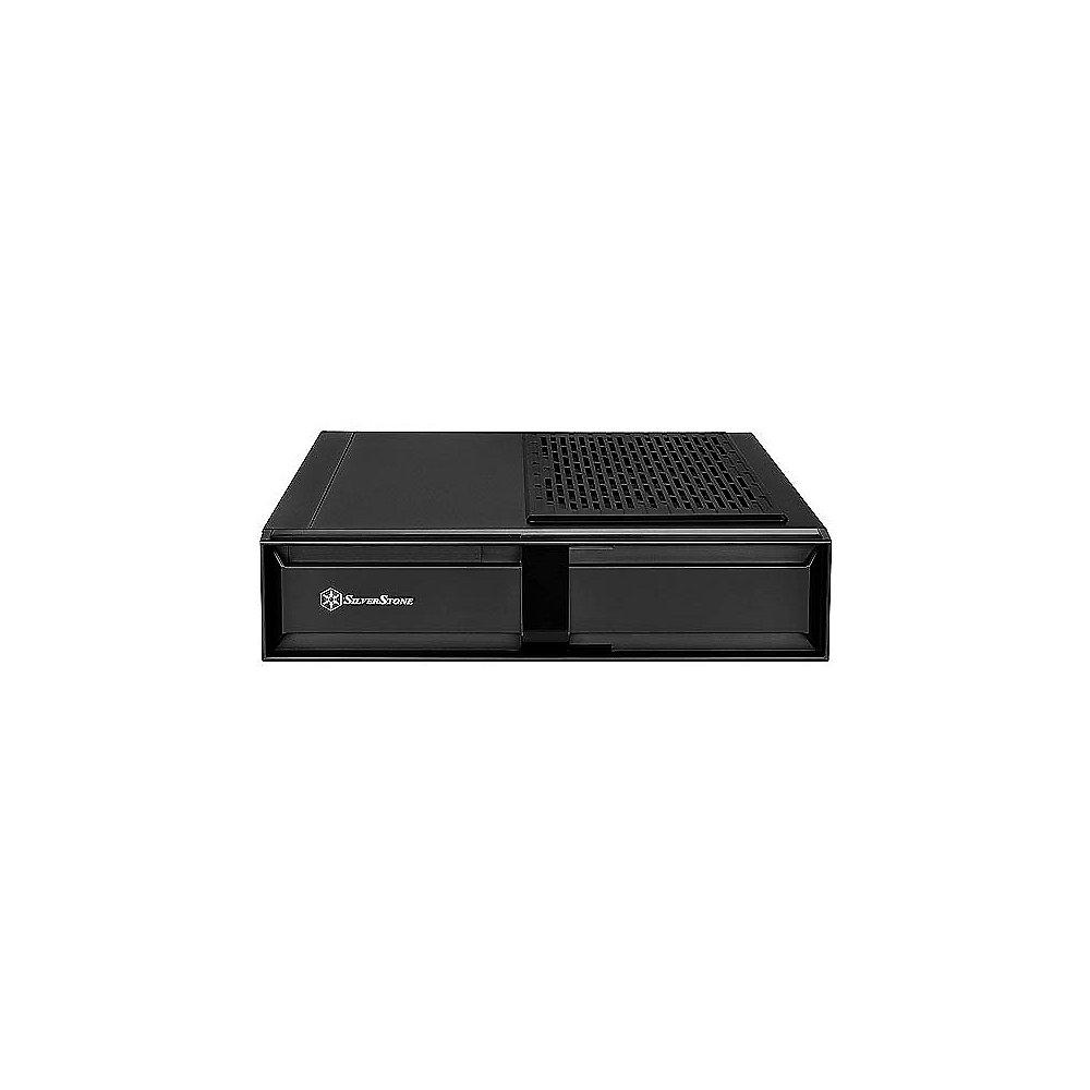 SilverStone Milo Slim HTPC Mini-ITX Gehäuse SST-ML08B USB3.0 schwarz