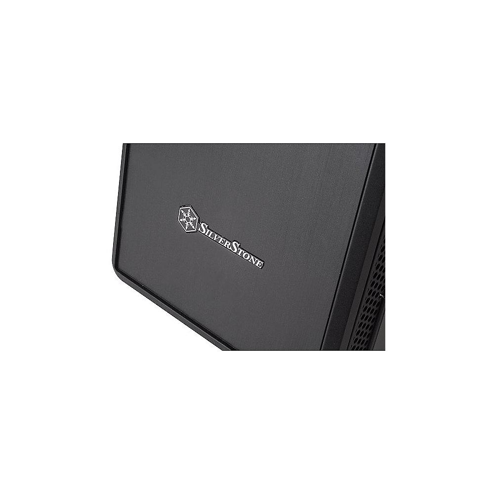 SilverStone Precision Series SST-PS09B USB3.0 mATX Gehäuse schallgedämmt schwarz