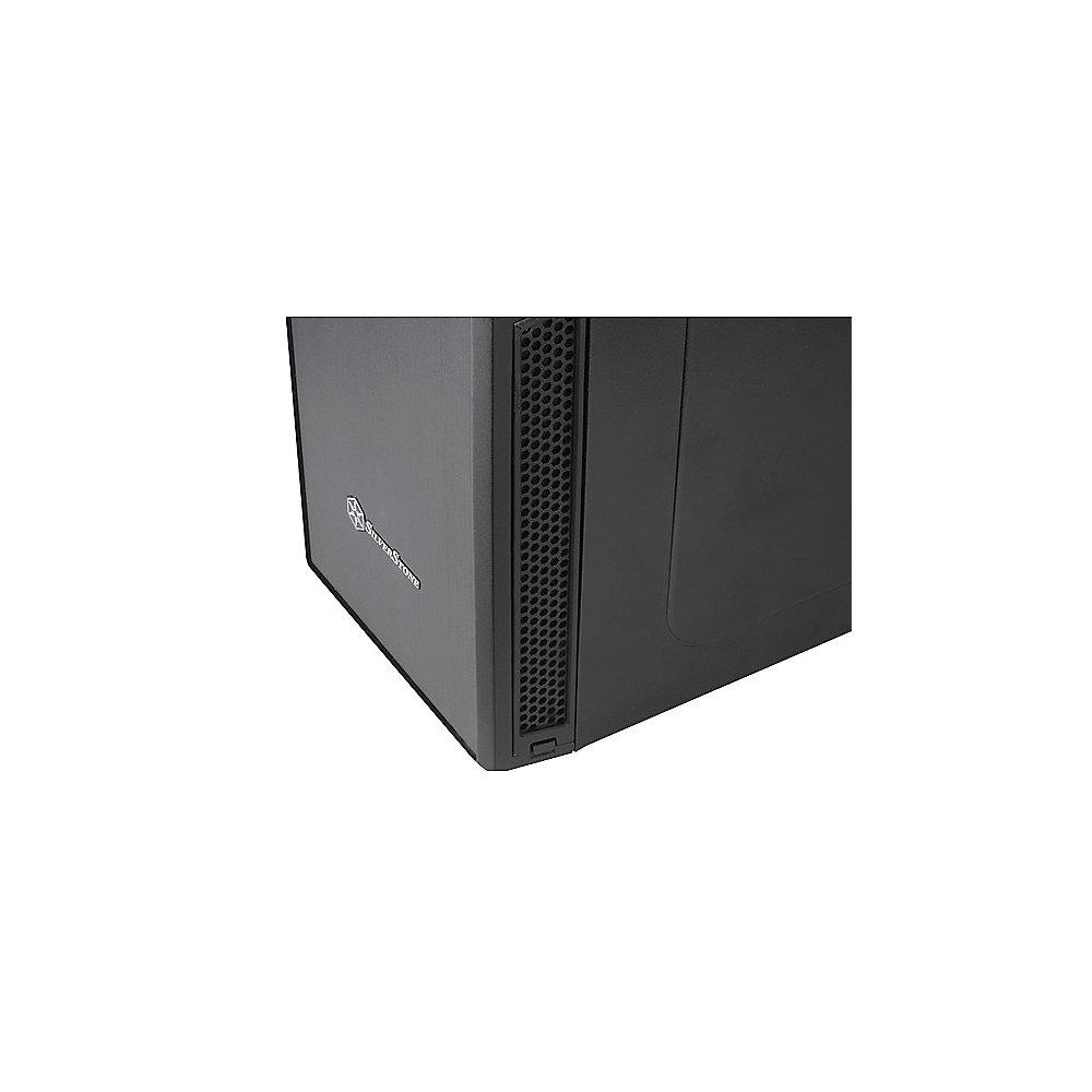 SilverStone Precision Series SST-PS09B USB3.0 mATX Gehäuse schallgedämmt schwarz