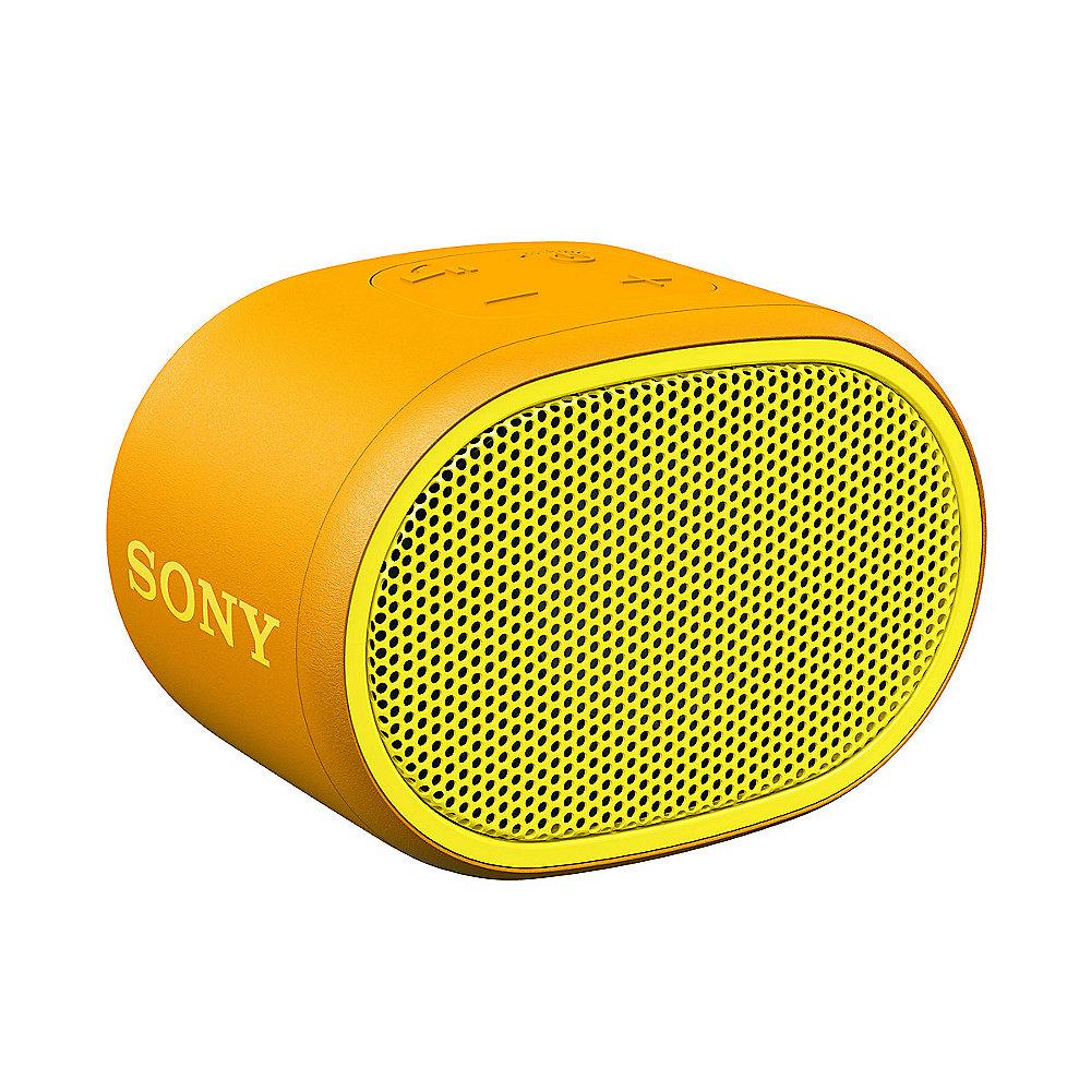 Sony SRS-XB01 tragbarer Bluetooth Lautspr. 6h Akku Spritzwassergesch. gelb, Sony, SRS-XB01, tragbarer, Bluetooth, Lautspr., 6h, Akku, Spritzwassergesch., gelb