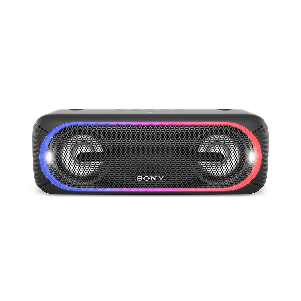 Sony SRS-XB40 tragbarer Lautsprecher (wasserabweisend, NFC, Bluetooth) schwarz