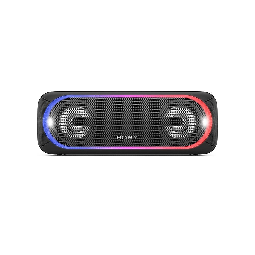 Sony SRS-XB40 tragbarer Lautsprecher (wasserabweisend, NFC, Bluetooth) schwarz, *Sony, SRS-XB40, tragbarer, Lautsprecher, wasserabweisend, NFC, Bluetooth, schwarz