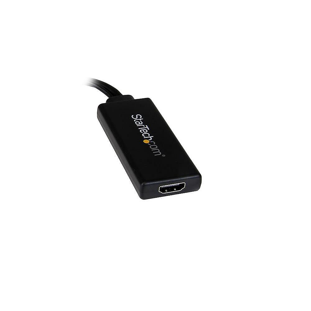 Startech VGA zu HDMI Adapter mit USB Audio/Strom St./Bu. schwarz