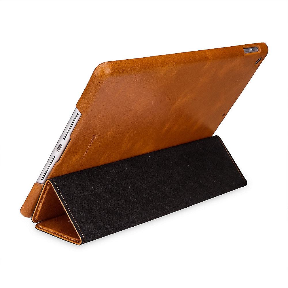 Stilgut Hülle Couverture aus Leder für Apple iPad 2017 (9.7), cognac, Stilgut, Hülle, Couverture, Leder, Apple, iPad, 2017, 9.7, cognac