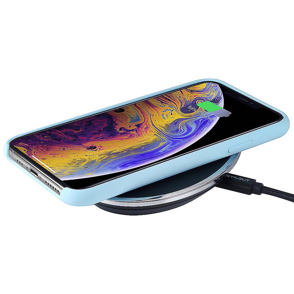StilGut Liquid Silicon Case für Apple iPhone XS MAX himmelblau B07GYVWDC7