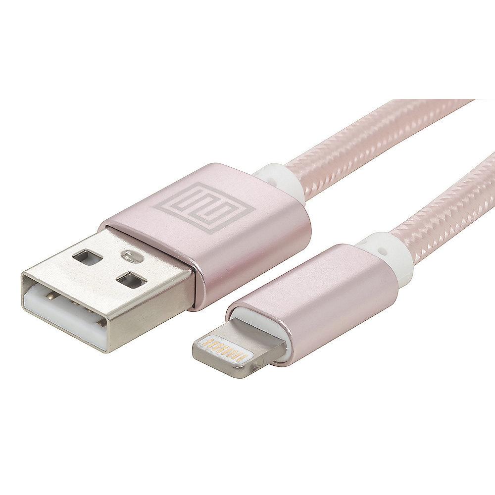 StilGut Premium-Lightning Kabel 2m, roségold, StilGut, Premium-Lightning, Kabel, 2m, roségold