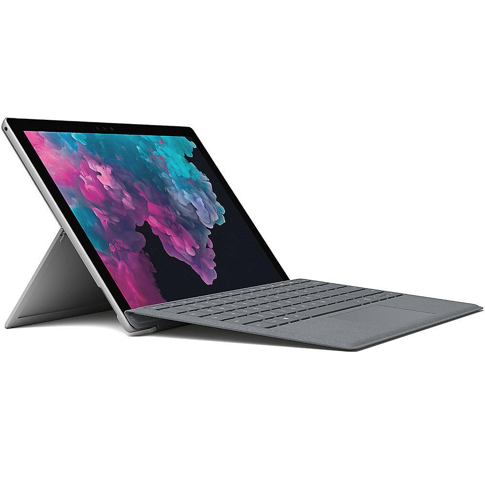 Surface Pro 6 12,3" QHD Platin i5 8GB/256GB SSD Win10 KJT-00003   TC Grau