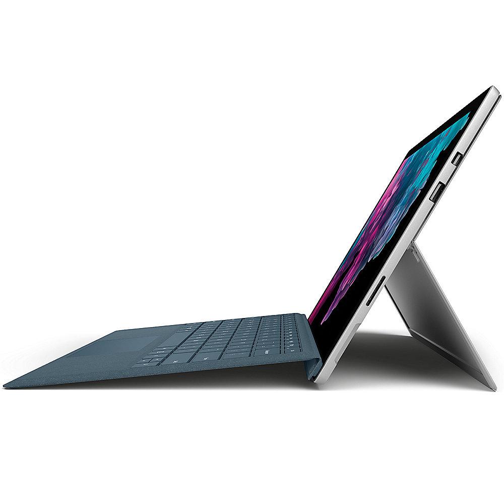 Surface Pro 6 12,3" QHD Platin i7 8GB/256GB SSD Win10 KJU-00003   TC Blau