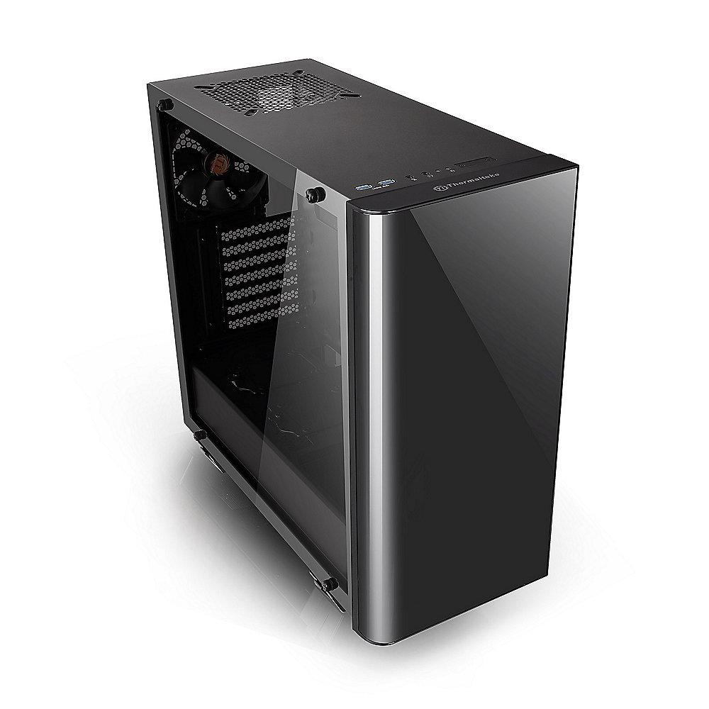 Thermaltake Core V21 Midi-Tower mATX Gehäuse schwarz, Fenster, tempered glass, Thermaltake, Core, V21, Midi-Tower, mATX, Gehäuse, schwarz, Fenster, tempered, glass