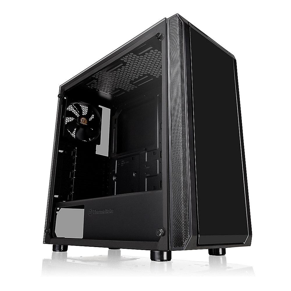 Thermaltake Versa J23 TG Midi-Tower ATX Gehäuse schwarz, mit Sichtfenster (o.NT)