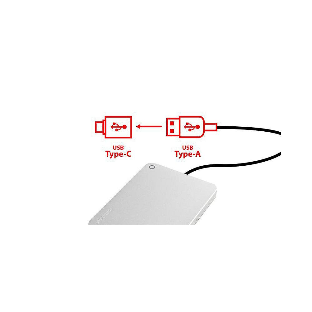 Toshiba Canvio Premium USB3.0 3TB 2.5Zoll silber metallic