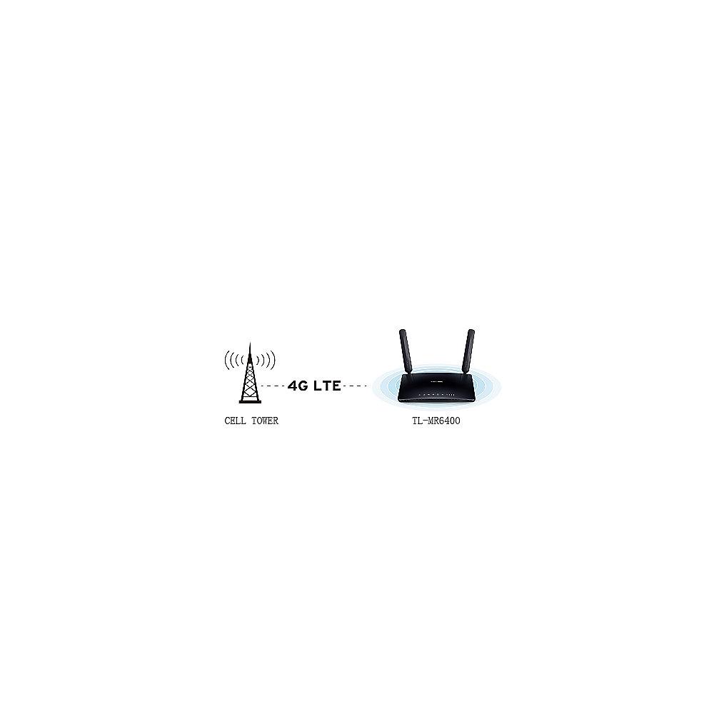 TP-LINK N300 TL-MR6400 300MBit WLAN-n s-4G LTE Desktop Router