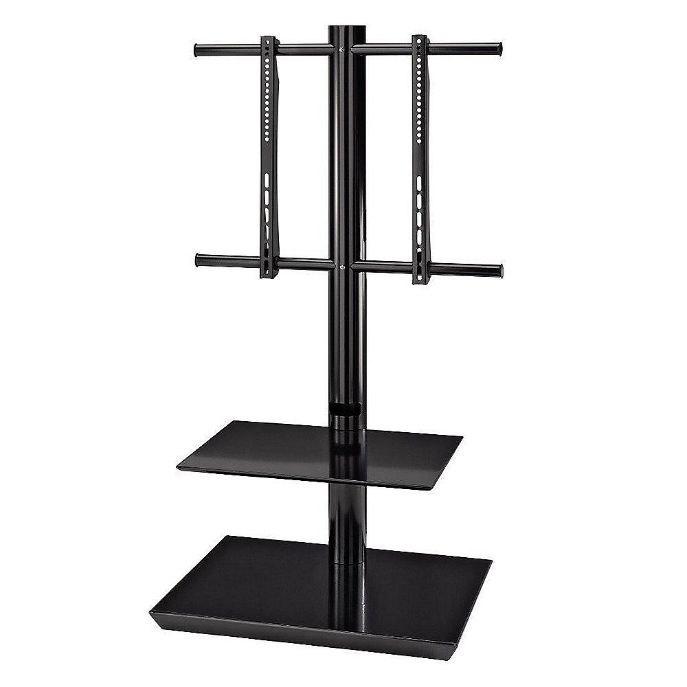 TV-Standfuß, 1160 mm, 2 Ablagen, Schwarz, TV-Standfuß, 1160, mm, 2, Ablagen, Schwarz