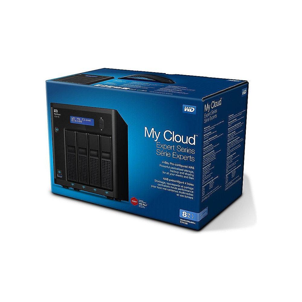 WD My Cloud EX4100 NAS System 4-Bay 8TB (2x4TB)