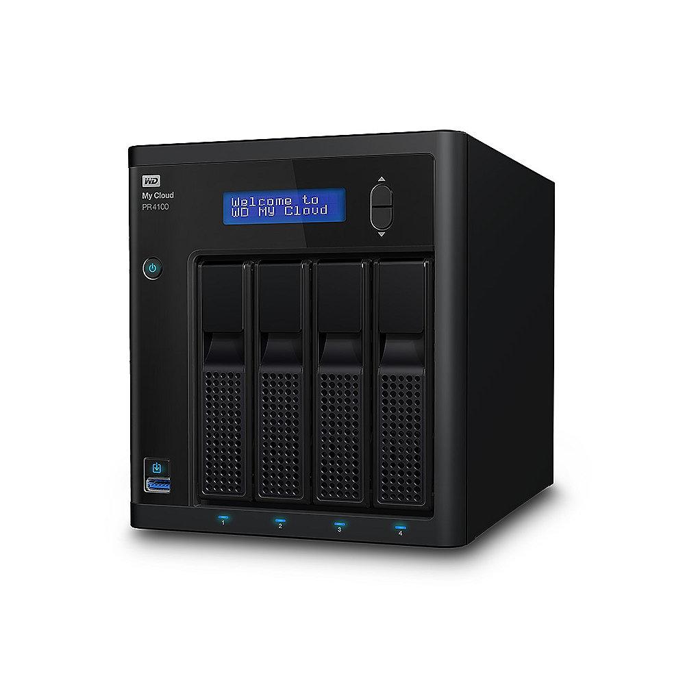 WD My Cloud Pro PR4100 NAS System 4-Bay 8TB inkl. 4x 2TB HDD WDBNFA0080KBK-EESN