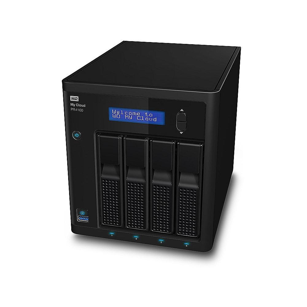 WD My Cloud Pro PR4100 NAS System 4-Bay 8TB inkl. 4x 2TB HDD WDBNFA0080KBK-EESN