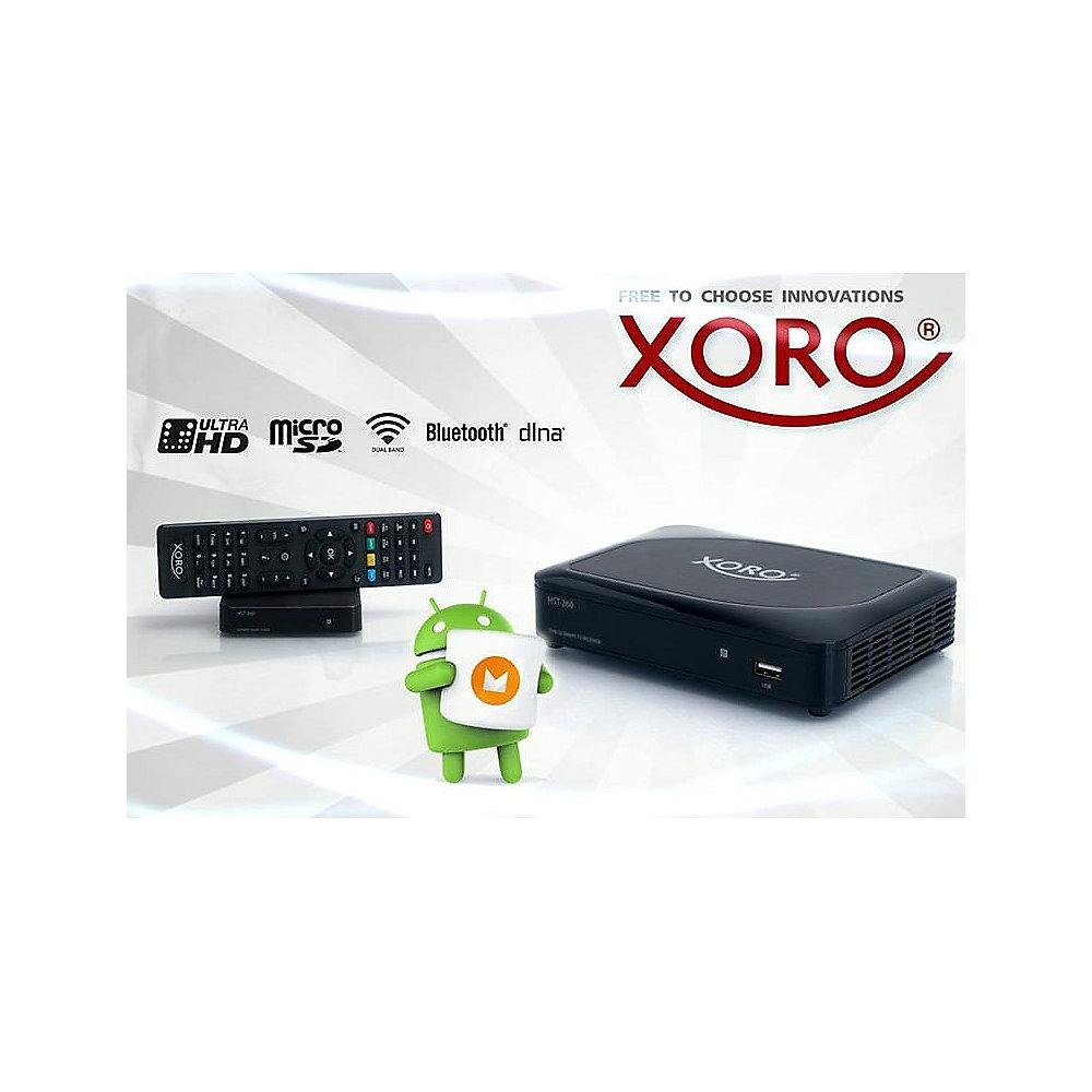 Xoro HST 260 T2/C DVB-C/T2 IP-Box Mediaplayer 8GB Flash, 2GB RAM, Android 6, Xoro, HST, 260, T2/C, DVB-C/T2, IP-Box, Mediaplayer, 8GB, Flash, 2GB, RAM, Android, 6