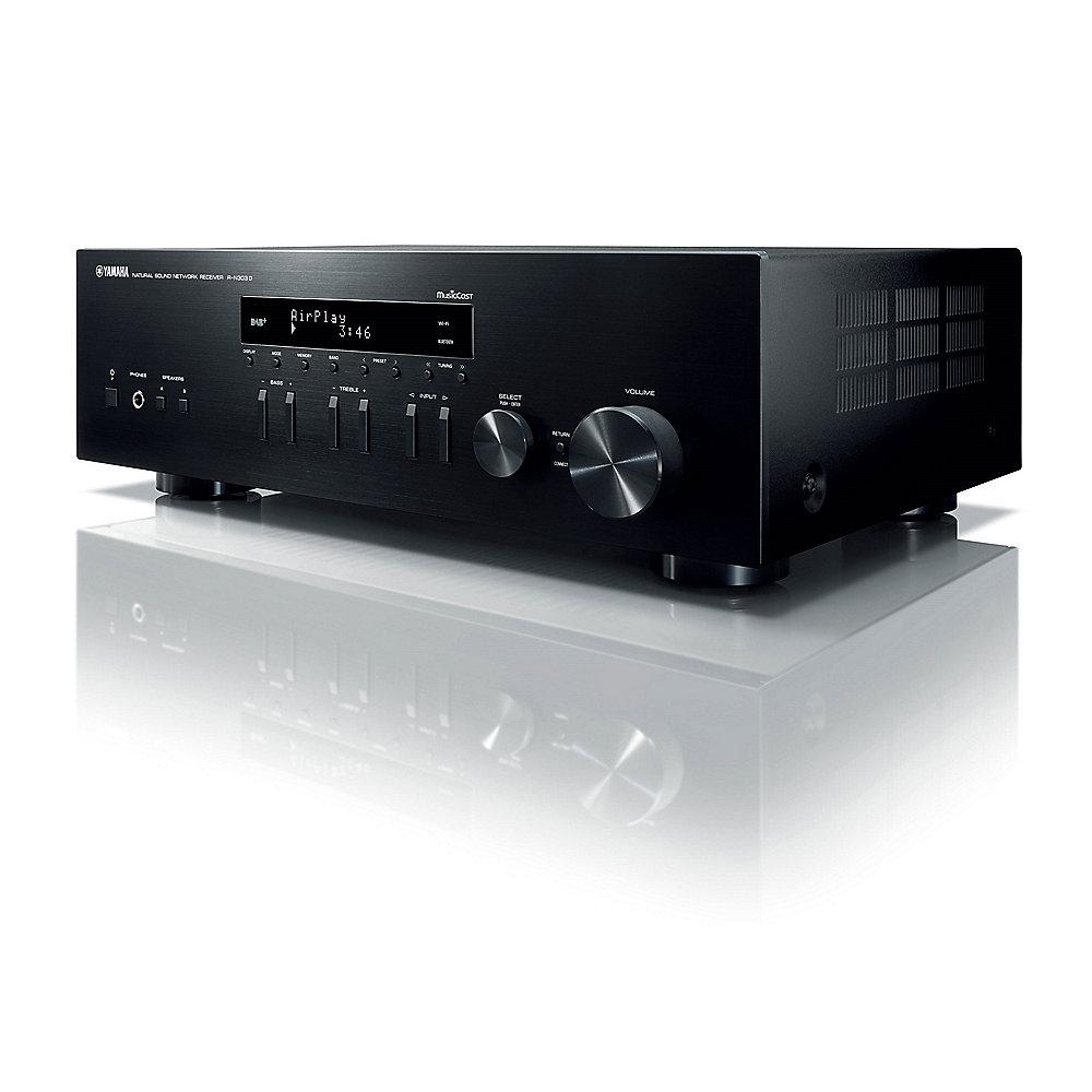 Yamaha R-N303D HiFi Receiver DLNA AirPlay DAB MusicCast schwarz, Yamaha, R-N303D, HiFi, Receiver, DLNA, AirPlay, DAB, MusicCast, schwarz
