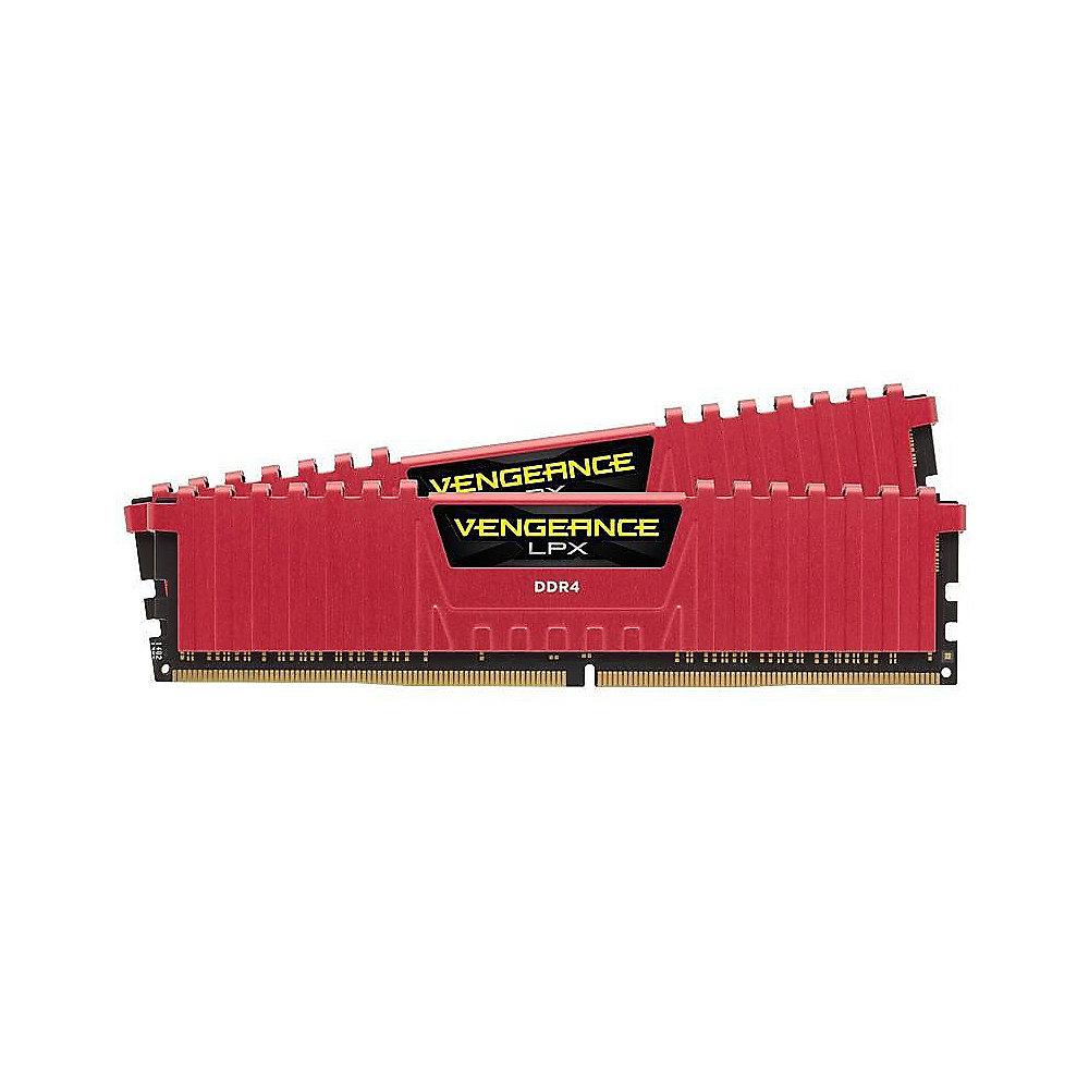 16GB (2x8GB) Corsair Vengeance LPX Rot DDR4-3200 RAM CL16 (16-18-18-35), 16GB, 2x8GB, Corsair, Vengeance, LPX, Rot, DDR4-3200, RAM, CL16, 16-18-18-35,