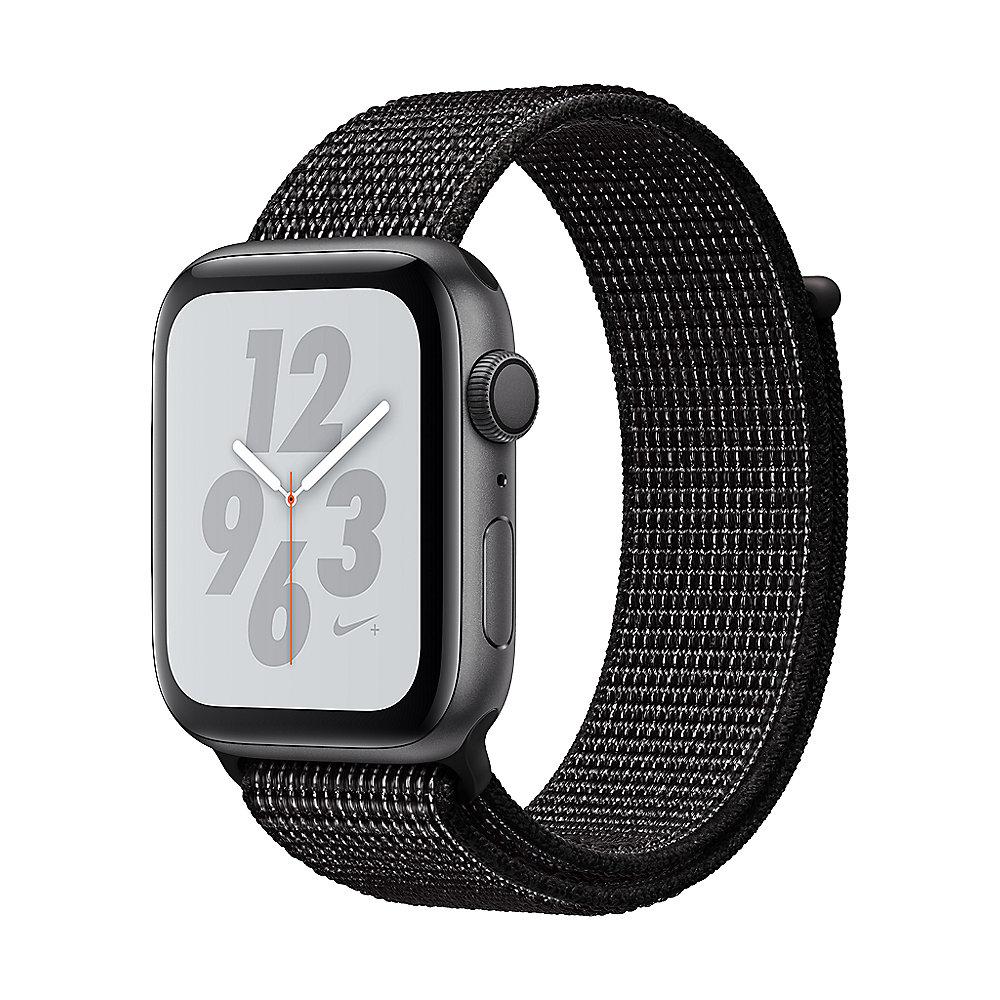 Apple Watch Nike  GPS 44mm Aluminiumgehäuse Space Grau Sport Loop Schwarz, Apple, Watch, Nike, GPS, 44mm, Aluminiumgehäuse, Space, Grau, Sport, Loop, Schwarz