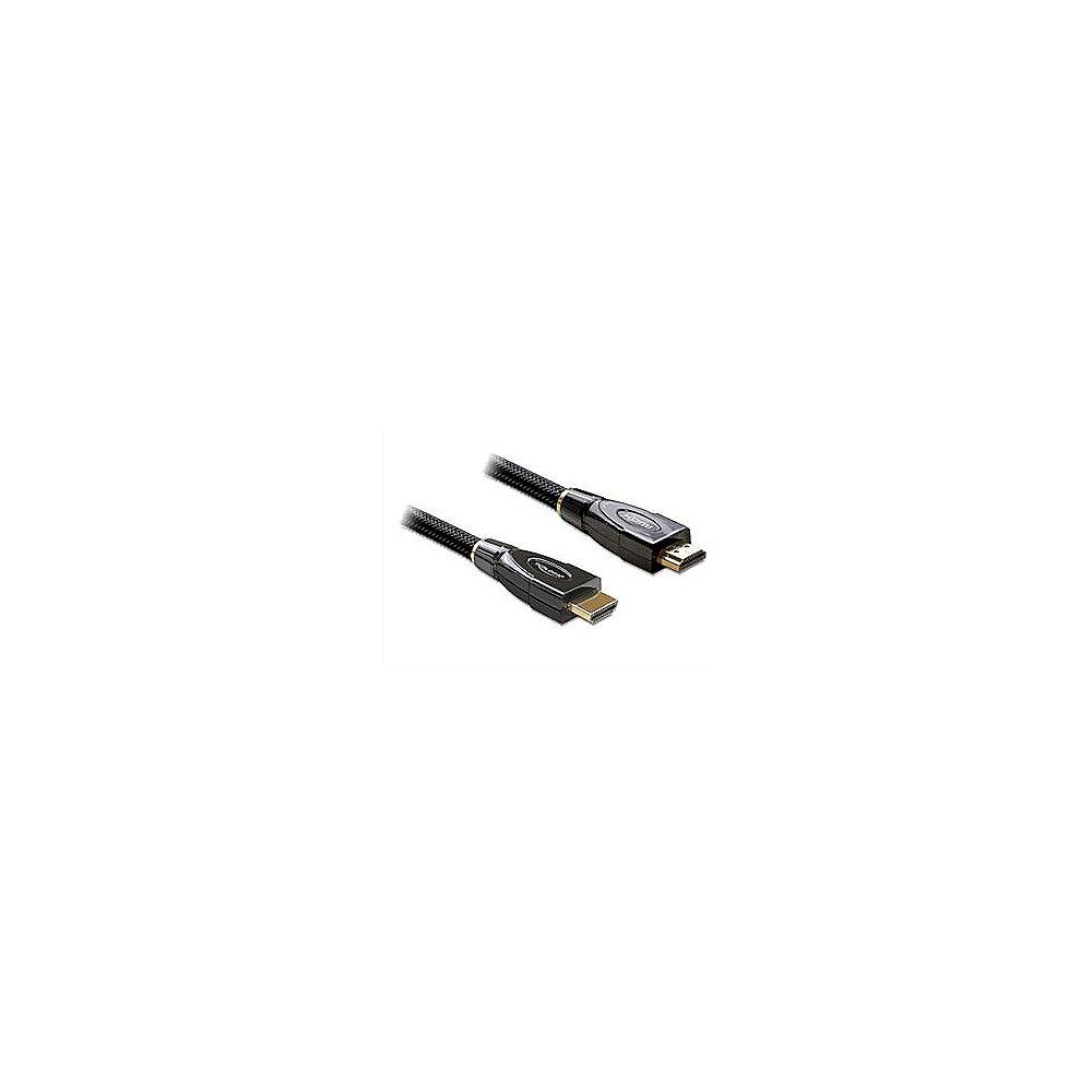 DeLOCK HDMI Kabel 2m High Speed Premium Ethernet St./St. anthrazit, DeLOCK, HDMI, Kabel, 2m, High, Speed, Premium, Ethernet, St./St., anthrazit