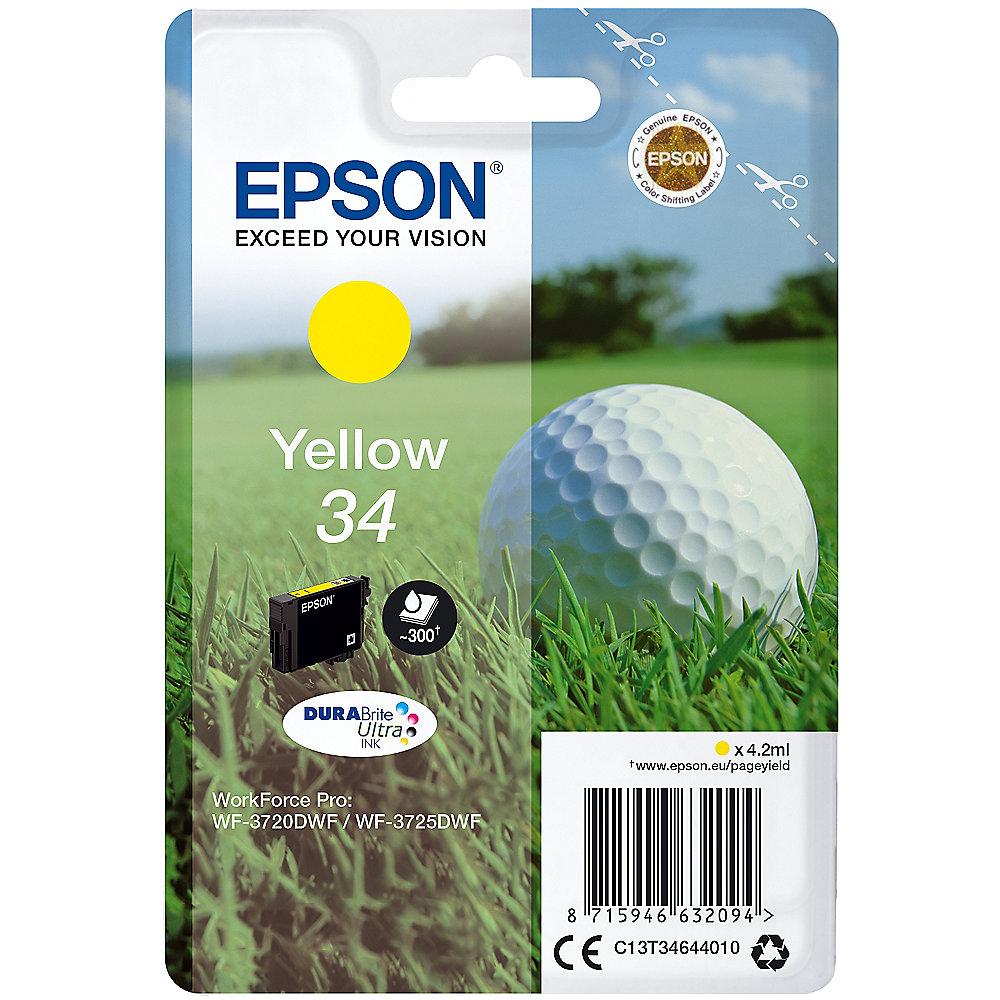 Epson C13T34644010 Druckerpatrone 34 gelb, Epson, C13T34644010, Druckerpatrone, 34, gelb