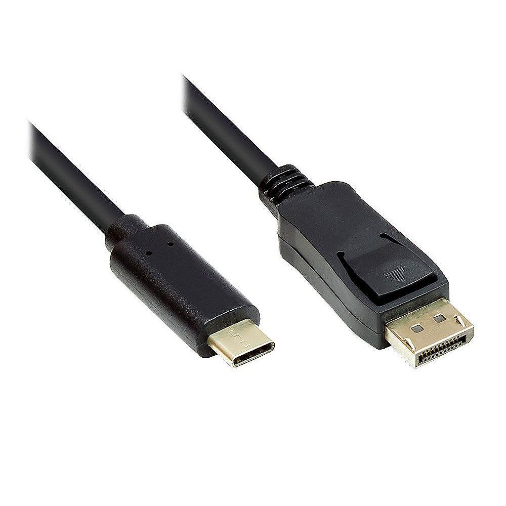 Good Connections Adapterkabel USB-C zu DisplayPort 1.2 4K2K/ UHD 2m schwarz