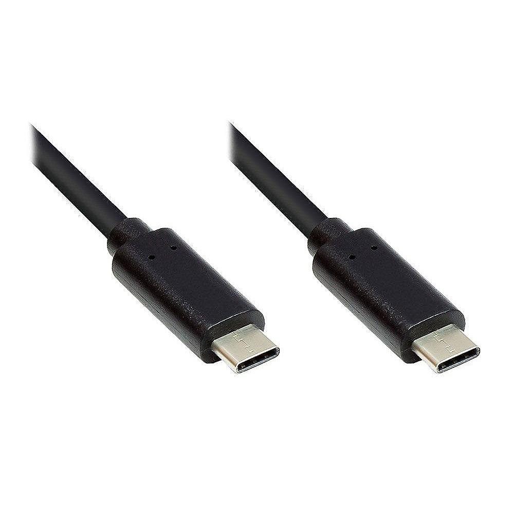 Good Connections Lade- und Datenkabel USB 3.1 USB-C beidseitig 1m schwarz, Good, Connections, Lade-, Datenkabel, USB, 3.1, USB-C, beidseitig, 1m, schwarz